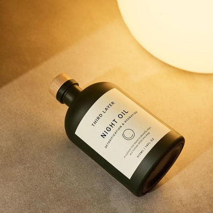 Third Layer Night Oil – 100% Organic Cold-Pressed, Hexane-Free, Extra Virgin Castor Oil with Magnesium & Frankincense, Body Serum for Skin Hydration & Evening Self-Care (14 Fl Oz)